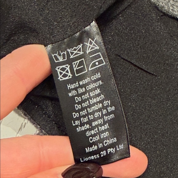 Lioness Charcoal High-Waisted Shorts - Picture 12 of 13